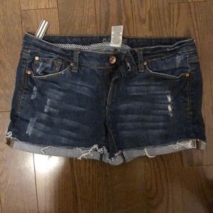 Denim shorts